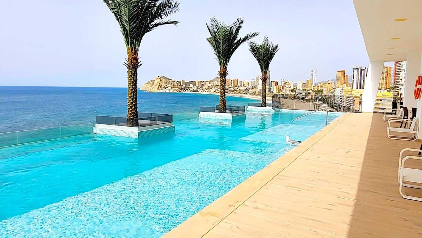 Apartamento De Lujo En Primera Linea De Playa Benidorm Buitenkant foto